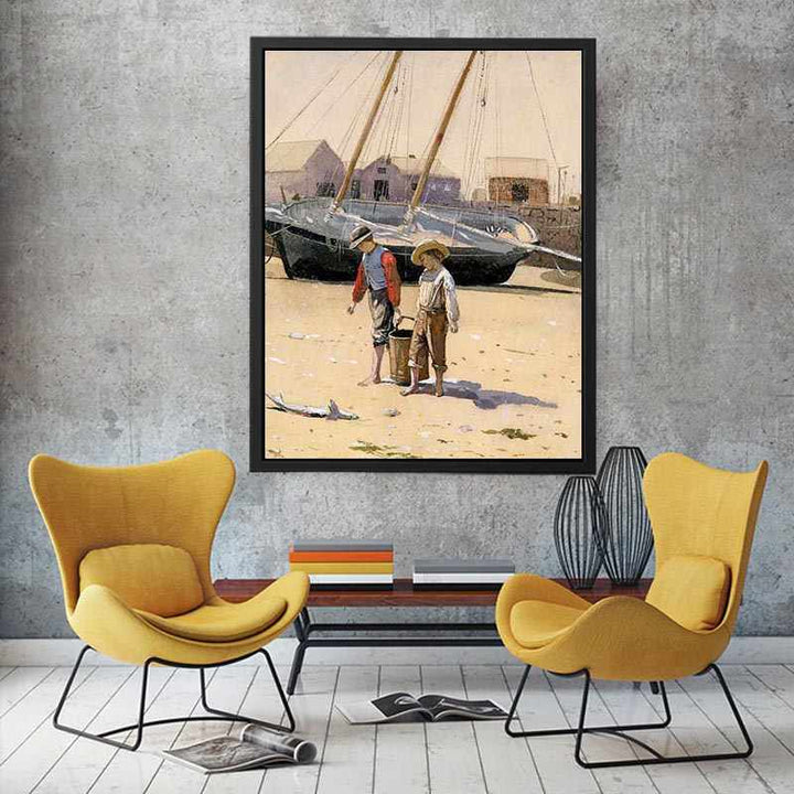 A Basket of Clams  Painting
