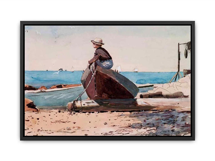 Waiting for Dad Canvas Print