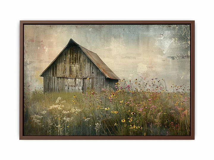 Rustic Barn Countryside Painting