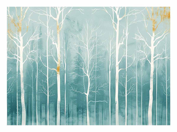 White Trunk Art Print