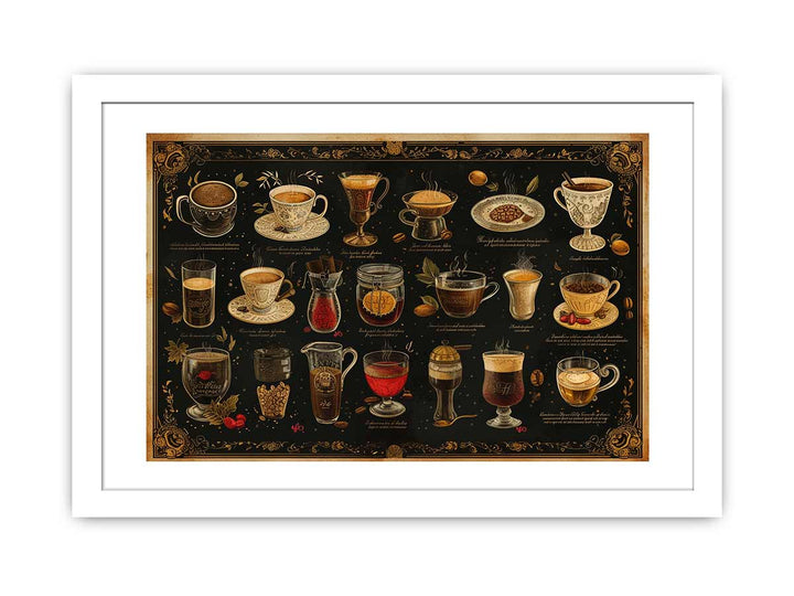 Coffee Art framed Print