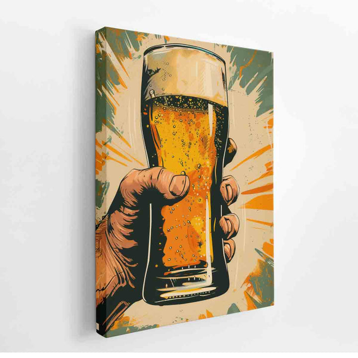 Beer Art Print canvas Print