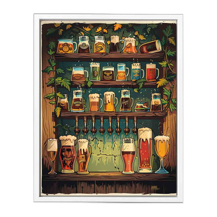 Vintage Beer Art  Painting
