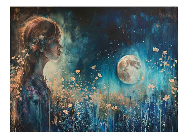 Beautiful Moon  Art Print