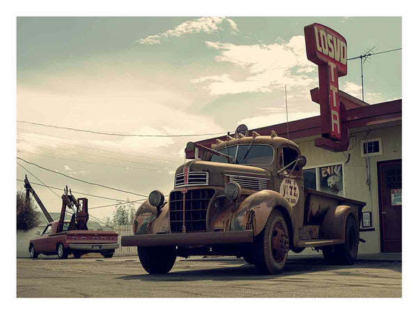 Vinatge Truck  Art Print
