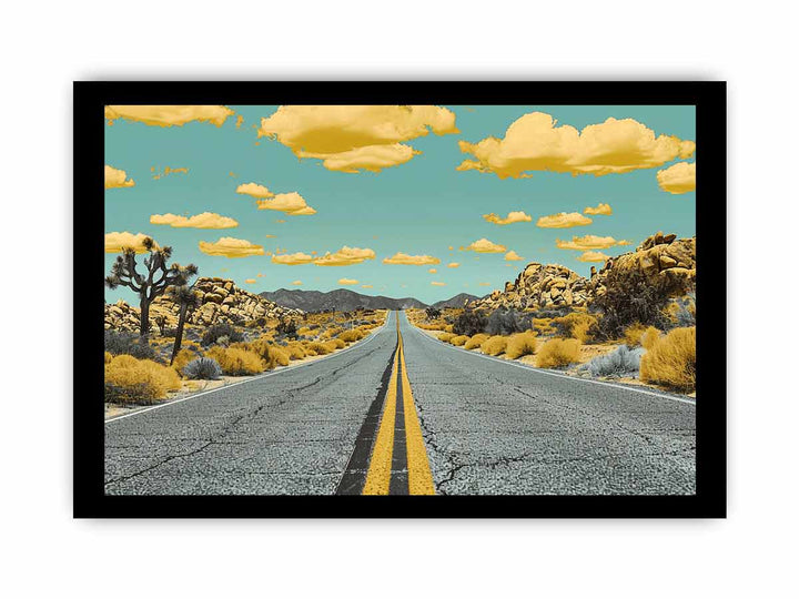 Dream Road   Painting framed Print