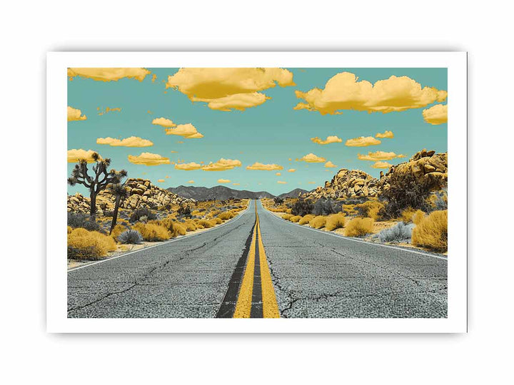 Dream Road   Painting framed Print