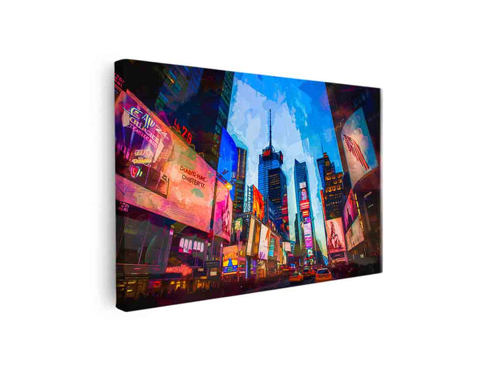 Times Square  canvas Print