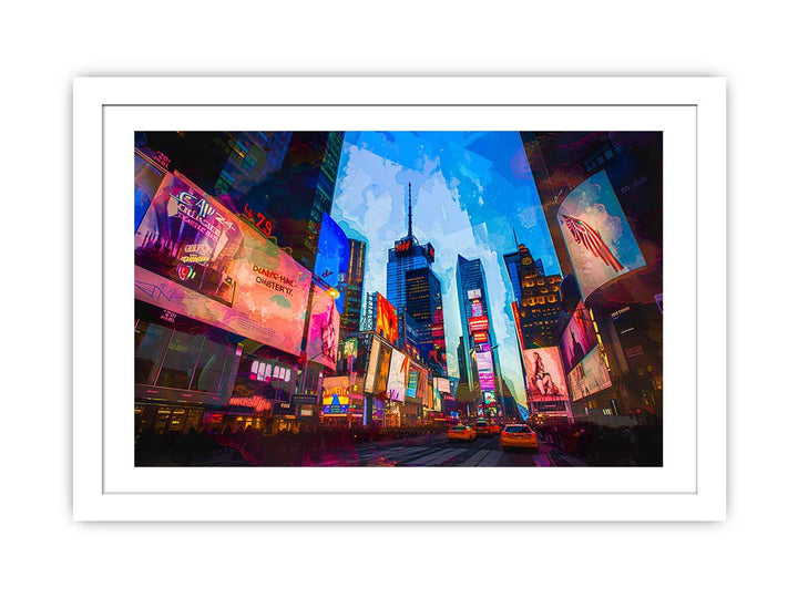 Times Square  framed Print