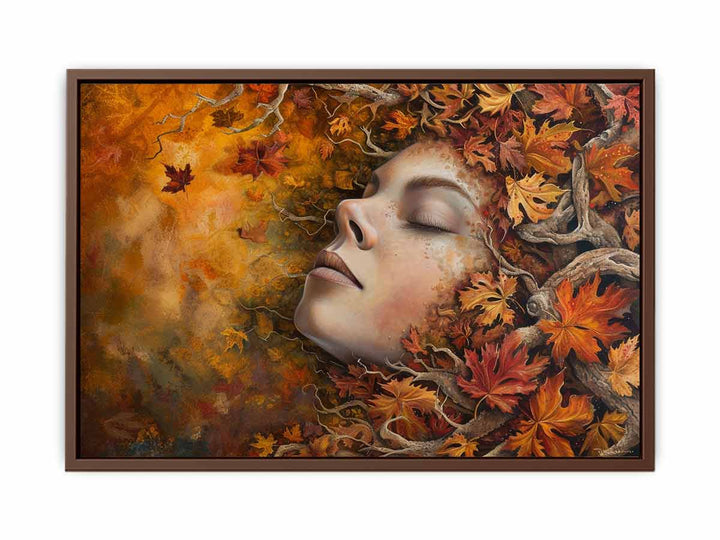 Thought in Fall art Painting