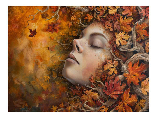 Thought in Fall Art Print