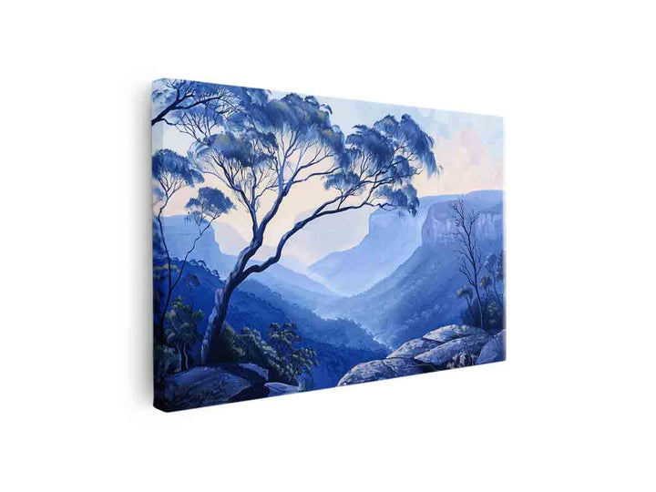 Blue Mountians Art canvas Print