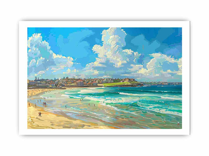 Bondi Beach framed Print