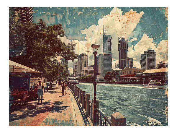Brisbane City  Art Print