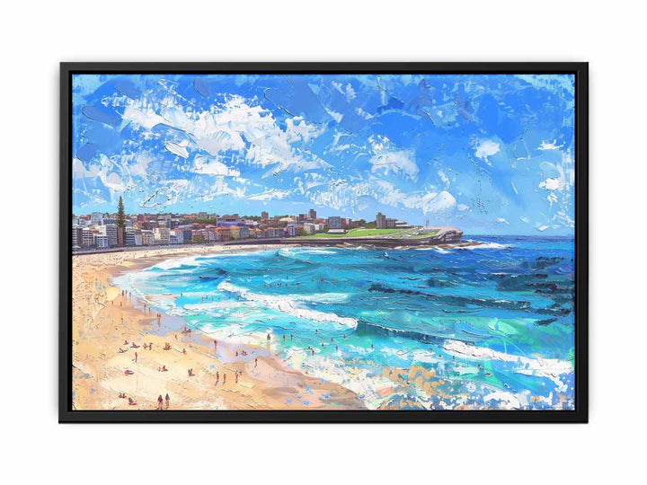 Bondi Beach Art canvas Print