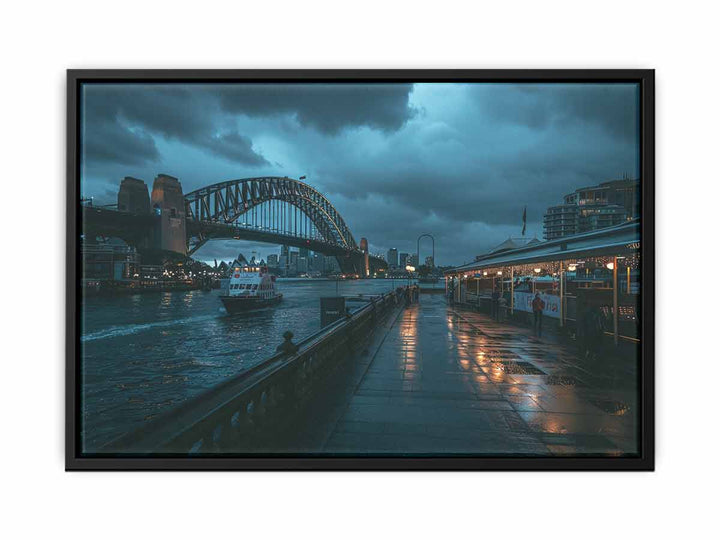 Sydney Harbour Bridge Art canvas Print