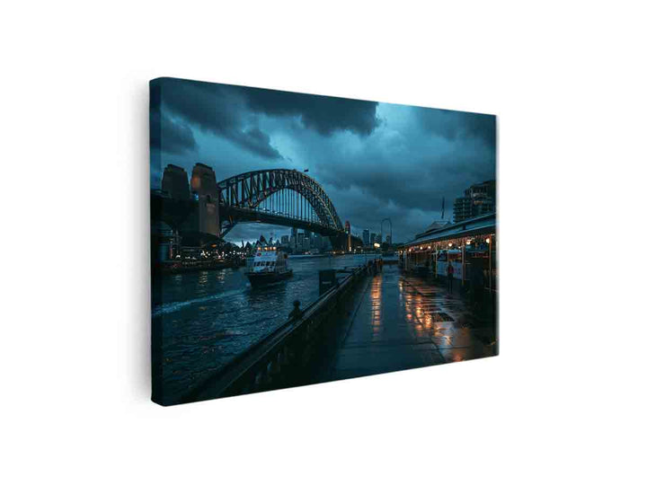 Sydney Harbour Bridge Art canvas Print