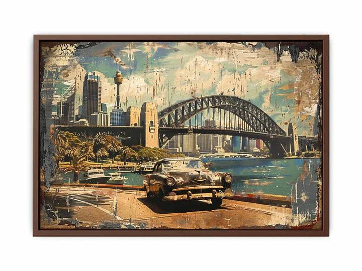 Sydney  Vintage Art  Painting