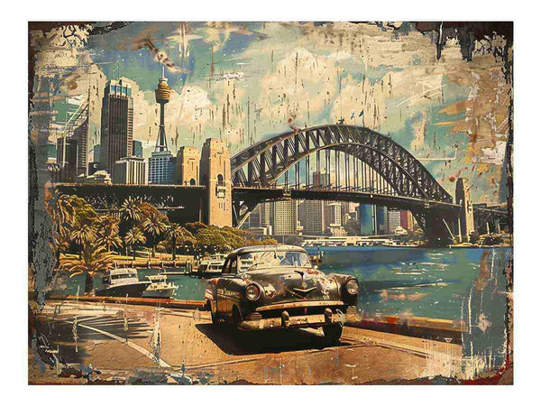 Sydney  Vintage Art Print