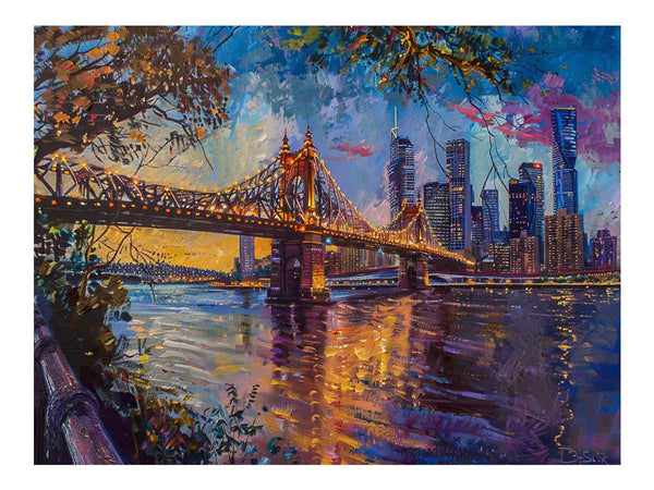 Storey Bridge Brisbane Painting Art Print