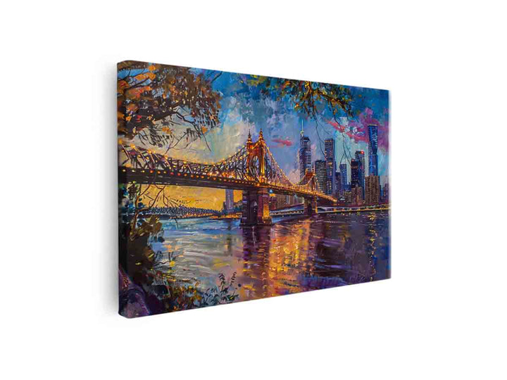 Storey Bridge Brisbane Painting canvas Print