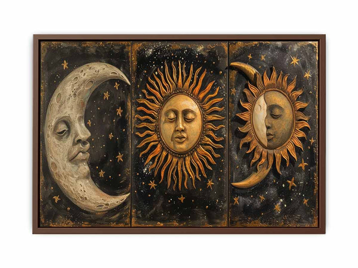 Sun Moon Painting Painting