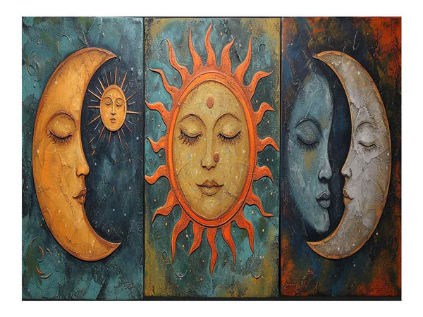 Sun Moon Art Print