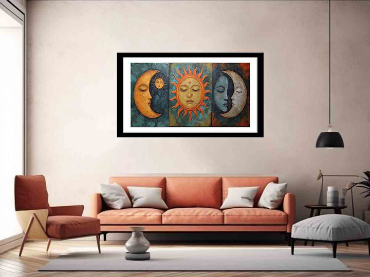Sun Moon Art Print