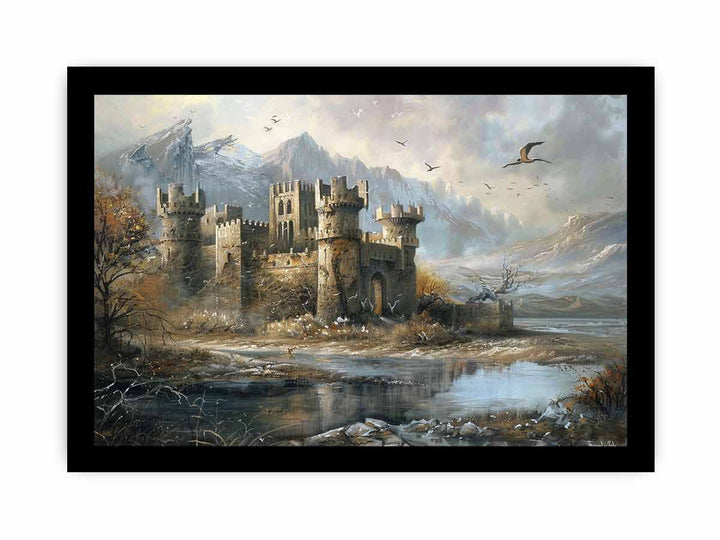 Castles Painting framed Print