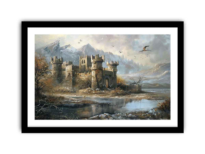 Castles Painting framed Print