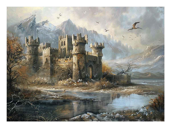 Castles Painting Art Print