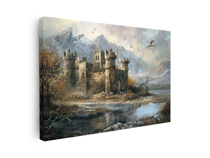 Castles Painting canvas Print