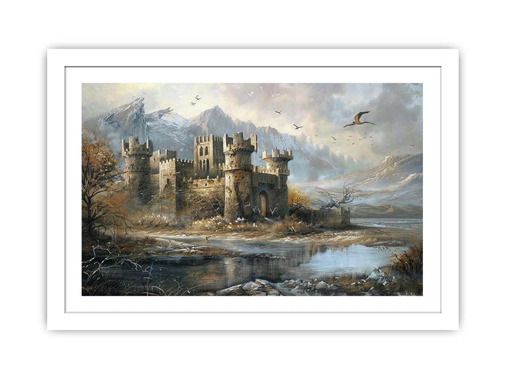 Castles Painting framed Print