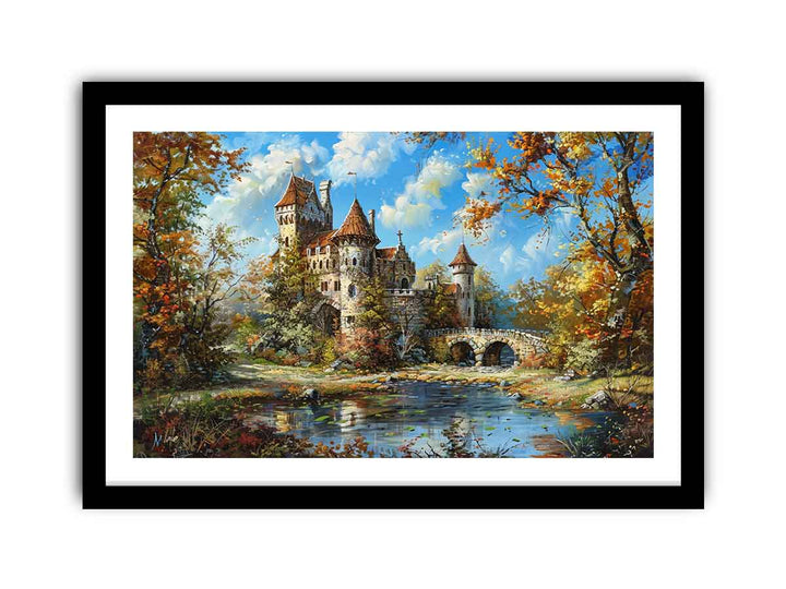 Castles Art framed Print