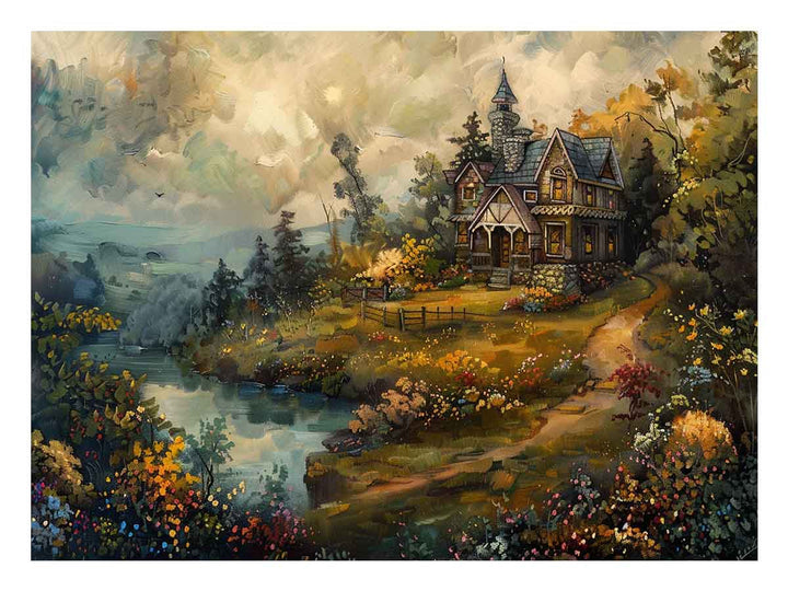 Cottage Art Print