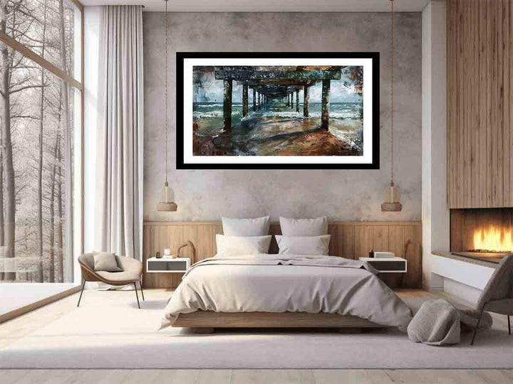 Pier Art Print