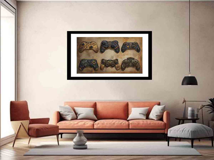 Video Game Controller   Art Print