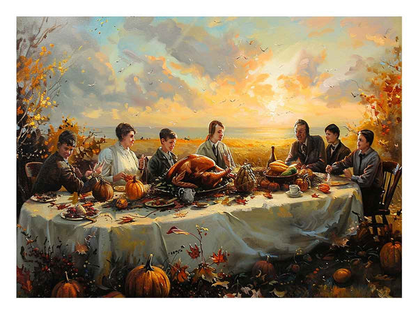 Thanksgiving Painting Art Print
