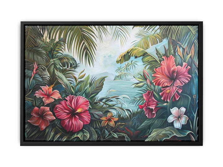 Tropical  Art Print canvas Print