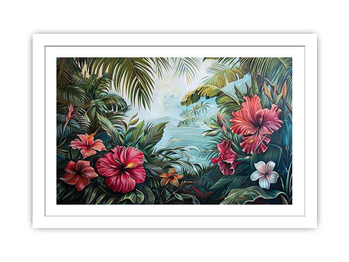 Tropical  Art Print framed Print