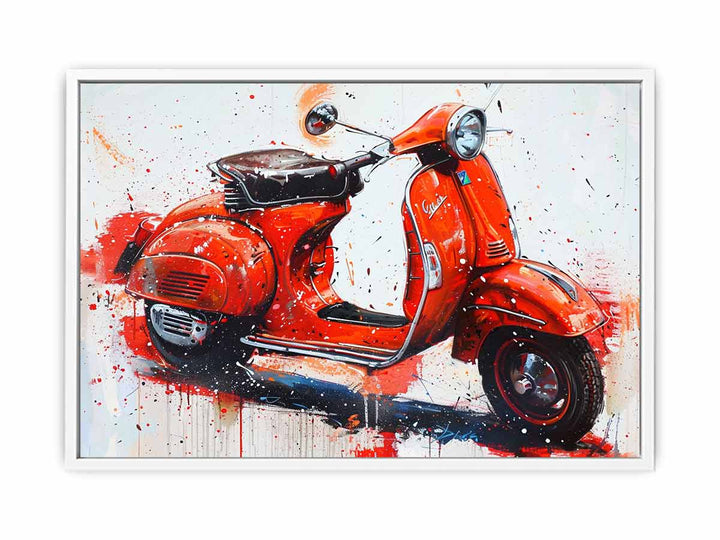 Vespa  Scooter Painting