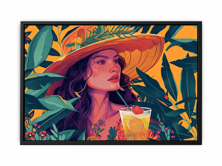 Margarita Art Print canvas Print