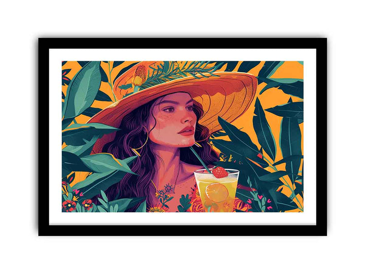 Margarita Art Print framed Print