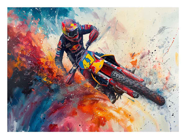 Bike Race  Art Print