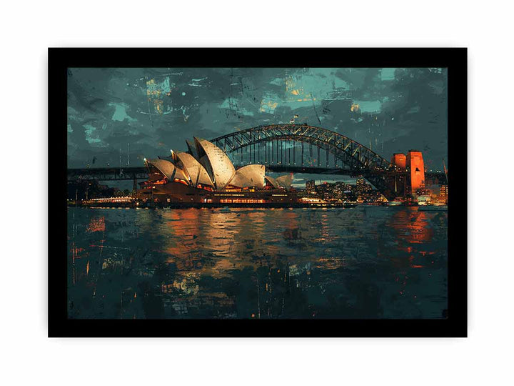 Sydney Opera House Print  framed Print