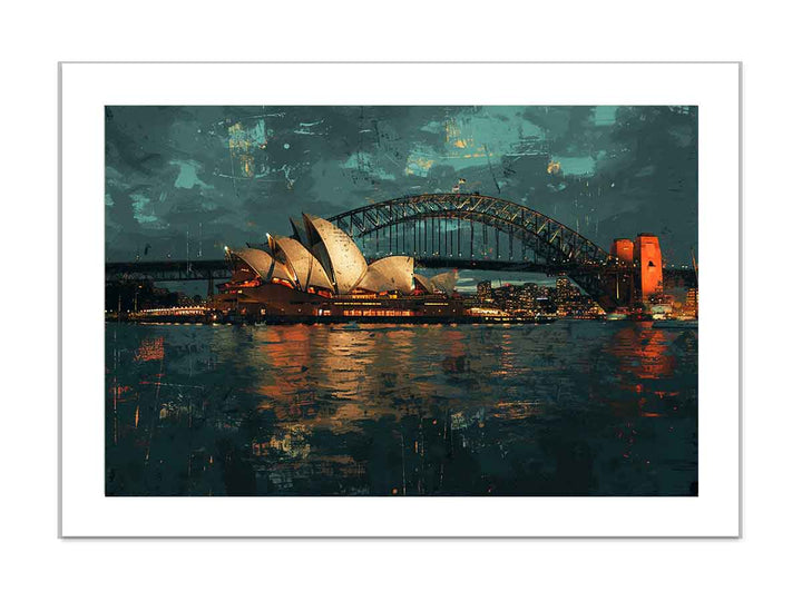 Sydney Opera House Print  framed Print