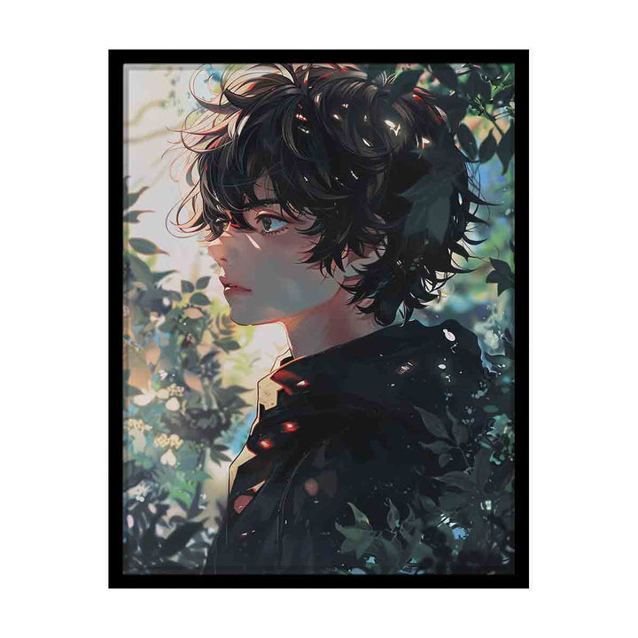 Anime Boy Art canvas Print