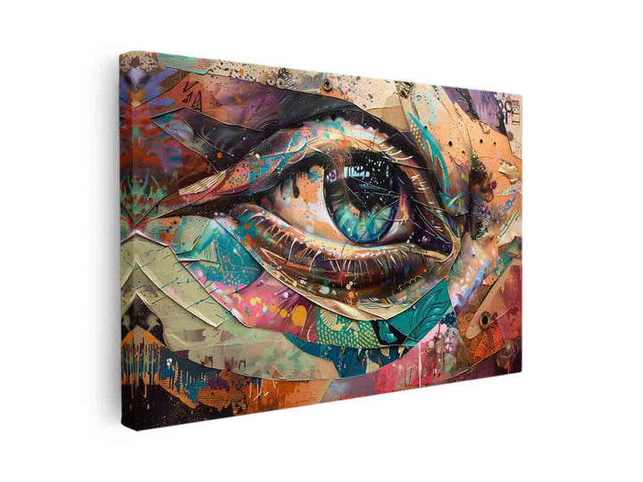 Deep eye Art canvas Print