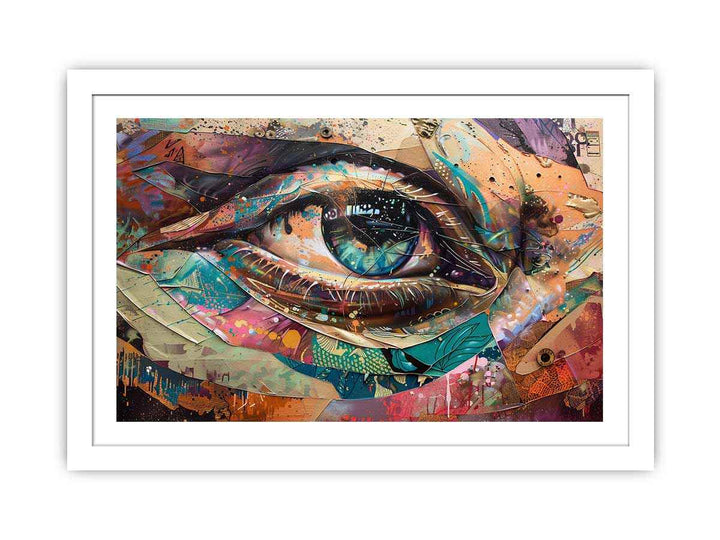 Deep eye Art framed Print