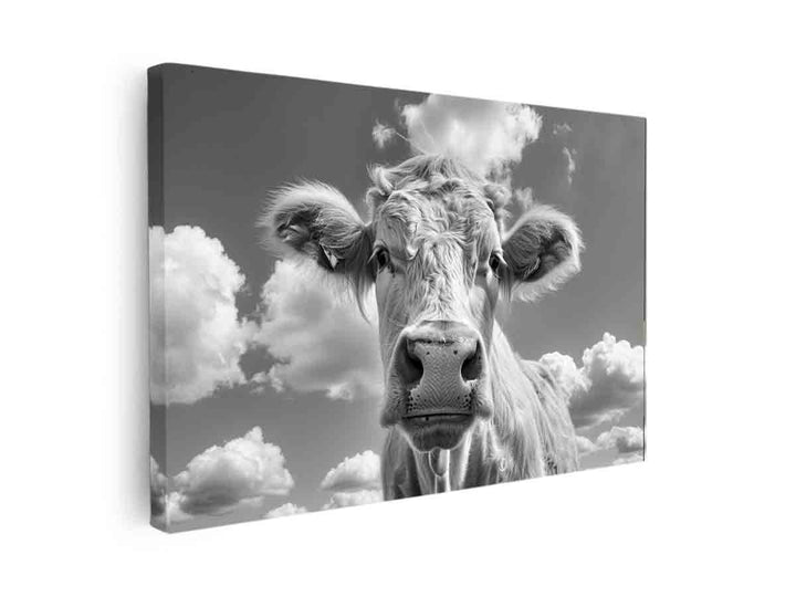 Highland cow Art canvas Print